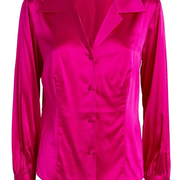 FRAME | Silk-Blend Femme Shirt - Picture 7 of 10